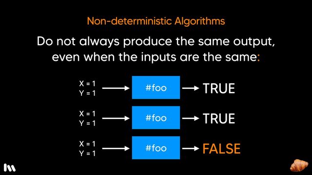 until it didn’t.

That’s the definition of non-determinism: an algorithm that, given the same inputs, does not always produce the same output.

But, how could this be?