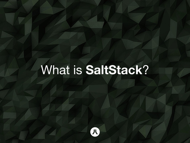 What is SaltStack?
