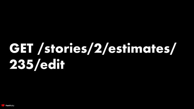 GET /stories/2/estimates/
235/edit
