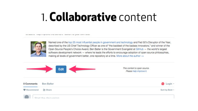 1. Collaborative content
