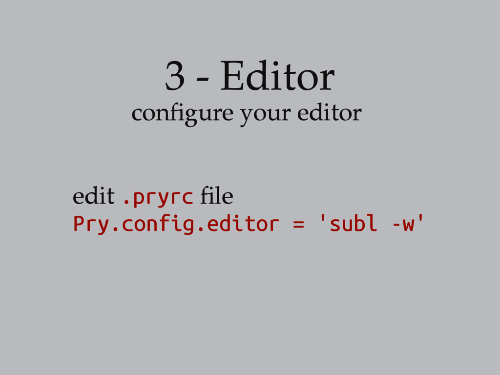 Pry Feature Some Pry Features - Speaker Deck