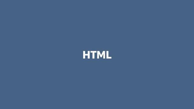 HTML
