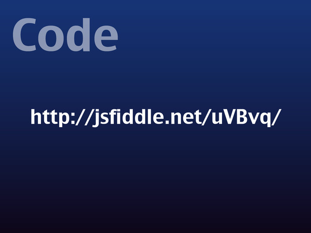 Code
http://jsfiddle.net/uVBvq/
