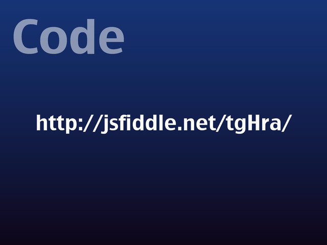 Code
http://jsfiddle.net/tgHra/
