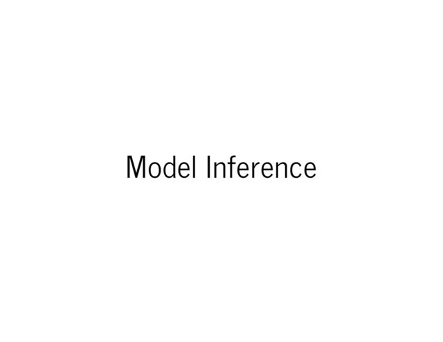 Model Inference
