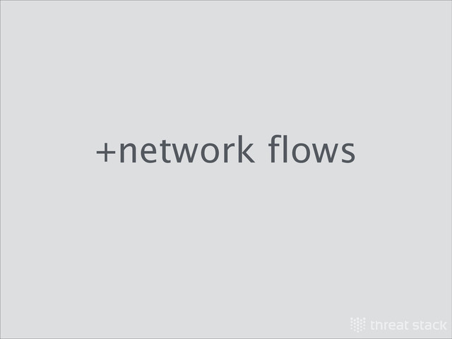 +network flows
