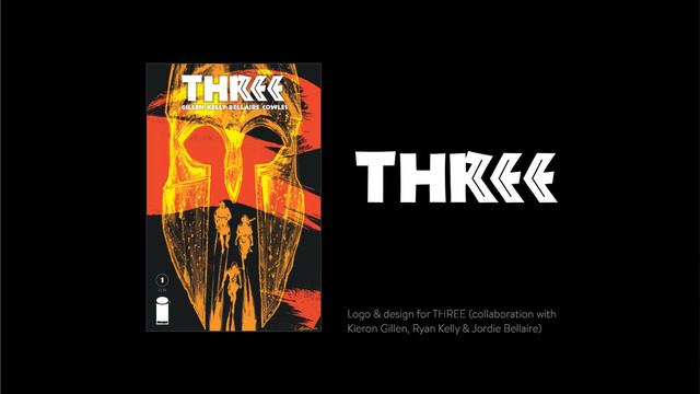 DO SOMETHING
DIFFERENT
Logo & design for THREE (collaboration with
Kieron Gillen, Ryan Kelly & Jordie Bellaire)
$2.99
1
