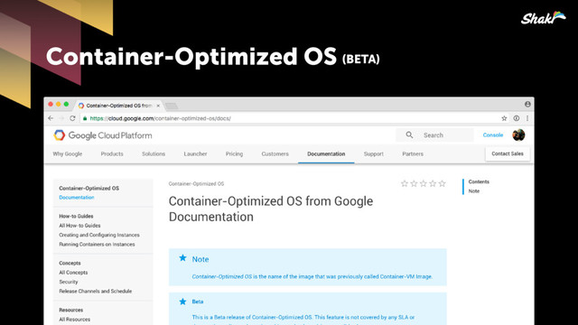 Container-Optimized OS (BETA)
