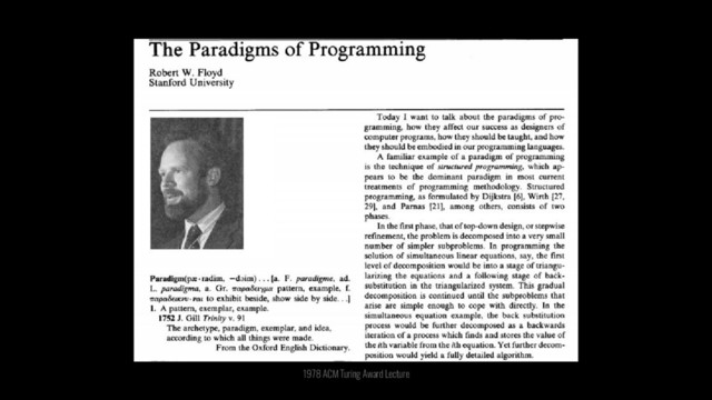 1978 ACM Turing Award Lecture
