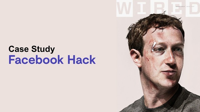 30
Case Study
Facebook Hack
