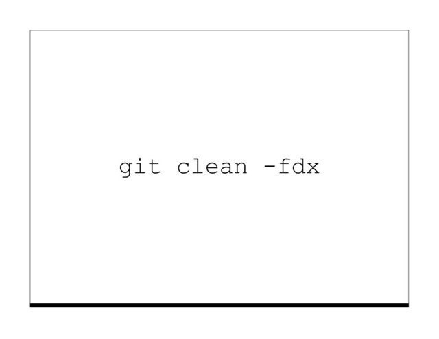git clean -fdx
