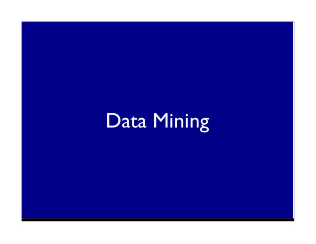 Data Mining
