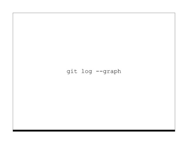 git log --graph
