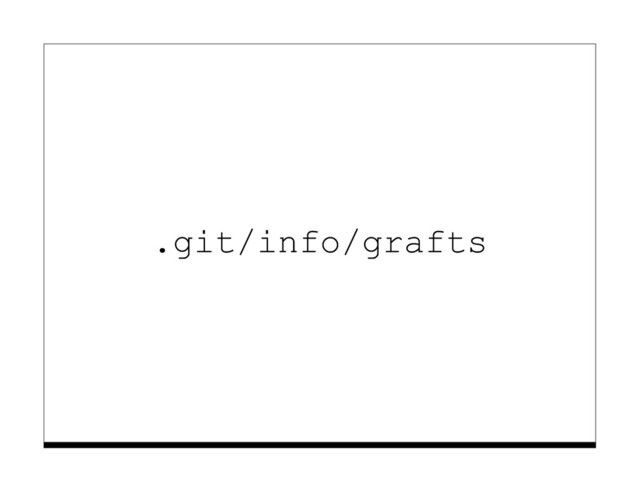 .git/info/grafts

