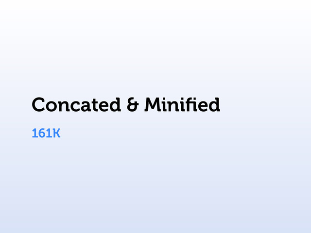 Concated & Miniﬁed
161K

