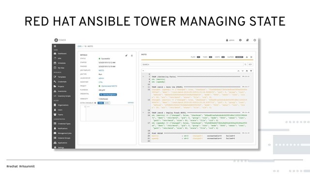 RED HAT ANSIBLE TOWER MANAGING STATE
