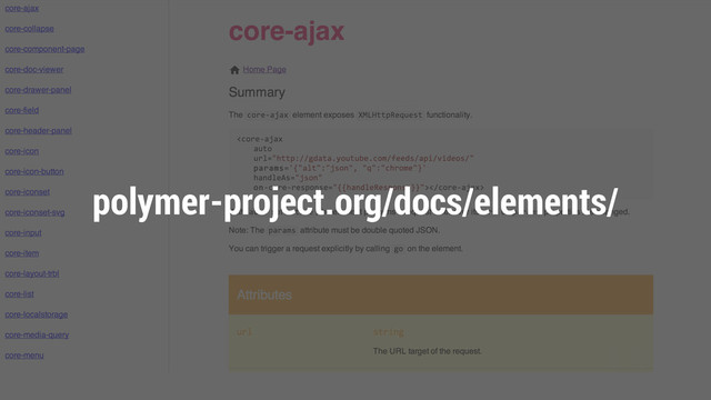 polymer-project.org/docs/elements/
