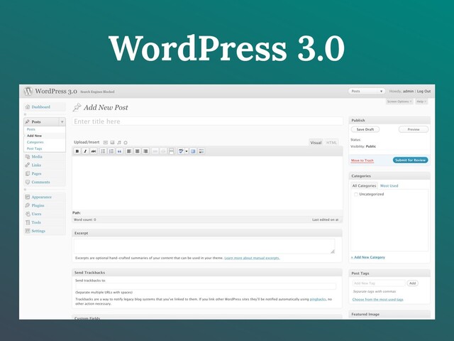 WordPress 3.0
