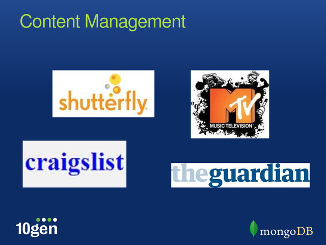 Content Management
