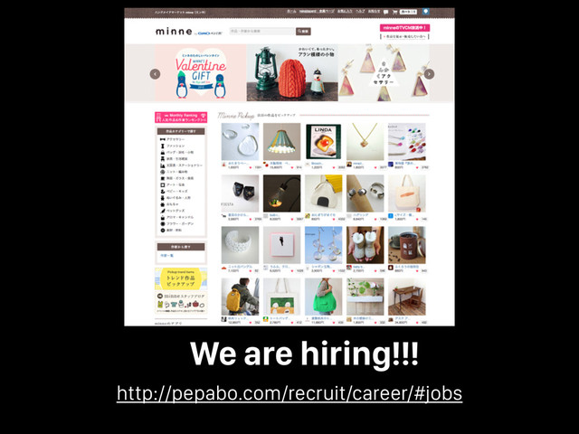 We are hiring!!!
http://pepabo.com/recruit/career/#jobs
