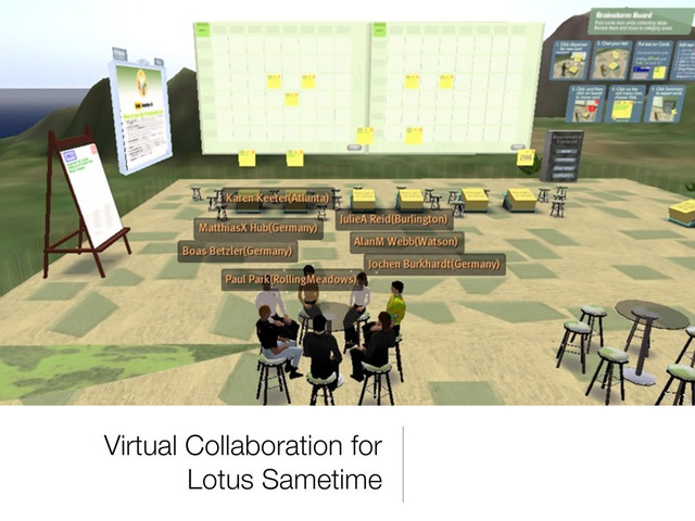 Virtual Collaboration for
Lotus Sametime
