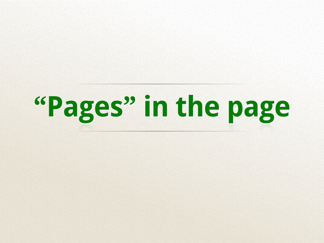 “Pages” in the page
