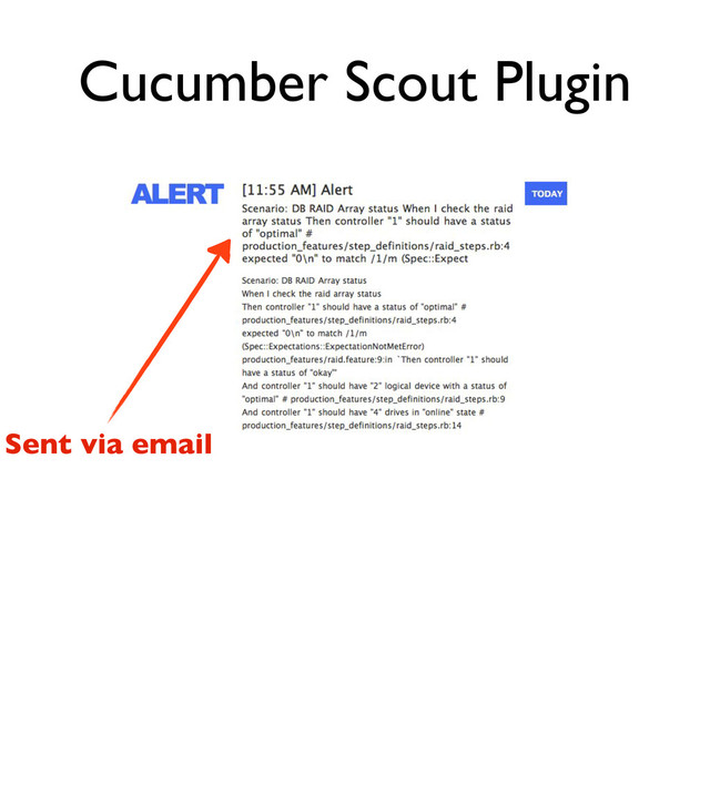 Cucumber Scout Plugin
Sent via email
