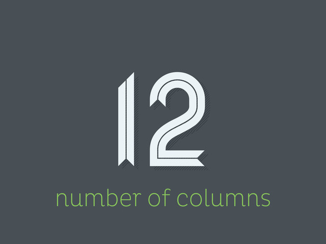 number of columns
12
