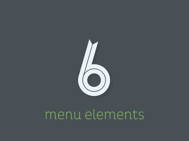 menu elements
6
