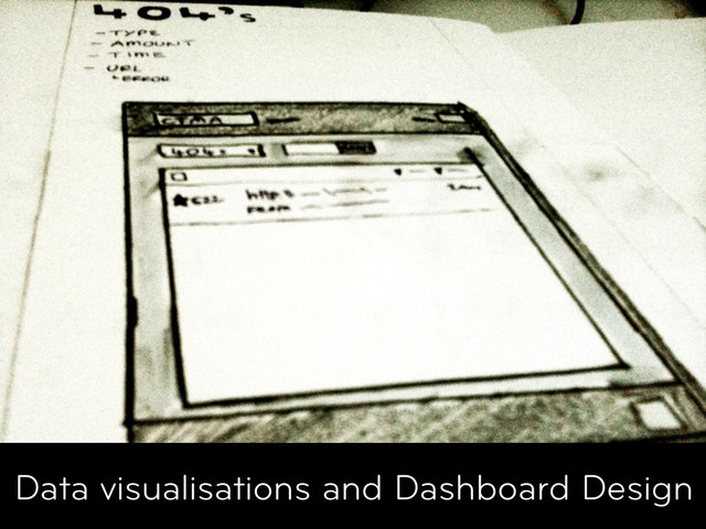 Data visualisations and Dashboard Design
