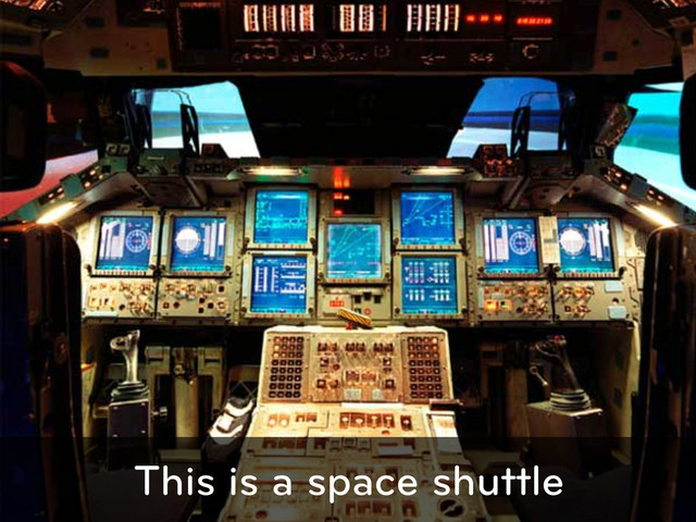 This is a space shuttle
