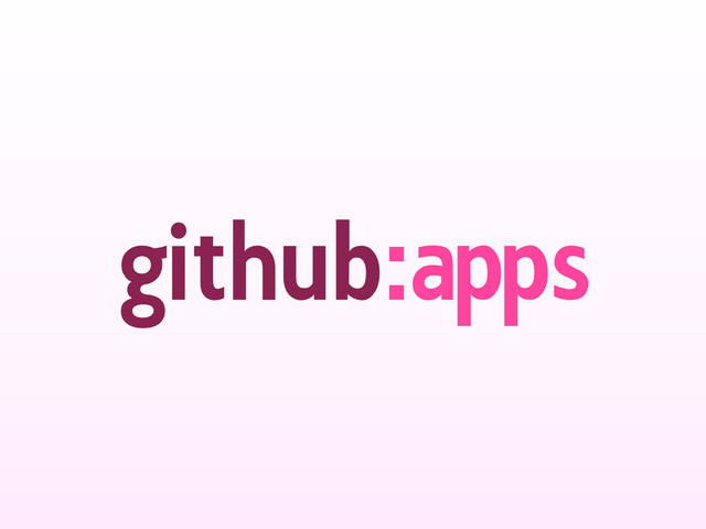 github
:
apps
