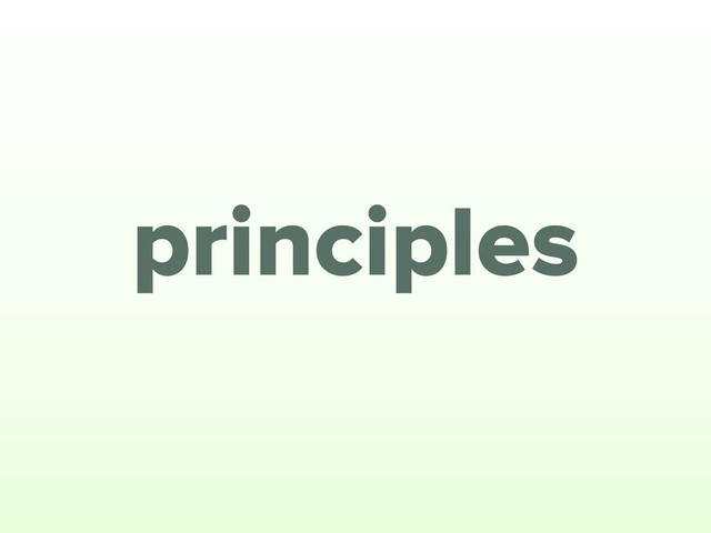 principles
