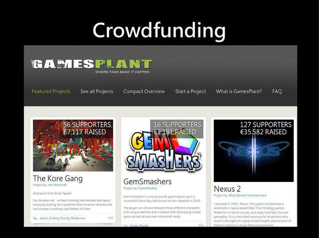 Crowdfunding
