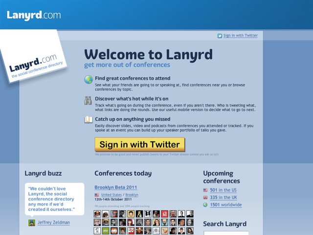 Lanyrd.com
