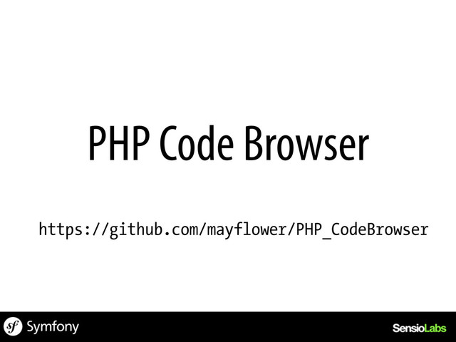 PHP Code Browser
https://github.com/mayflower/PHP_CodeBrowser
