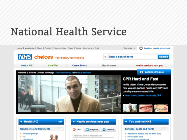 National Health Service
