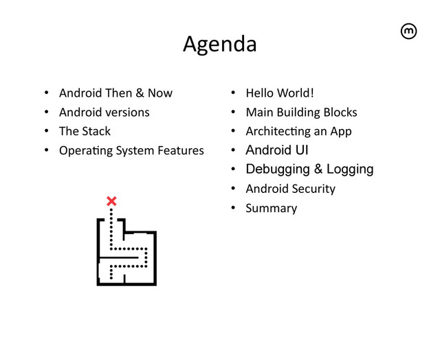 Agenda
	  
•  Android	  Then	  &	  Now	  
•  Android	  versions	  
•  The	  Stack	  
•  Opera