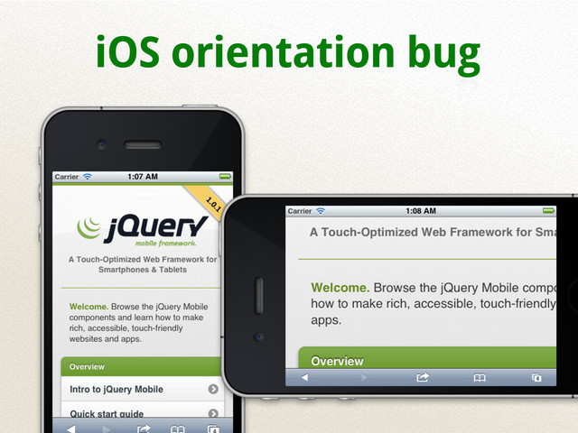 iOS orientation bug
