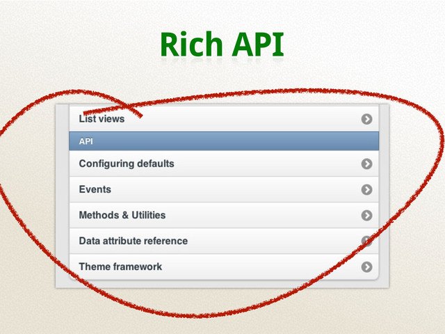 Rich API
