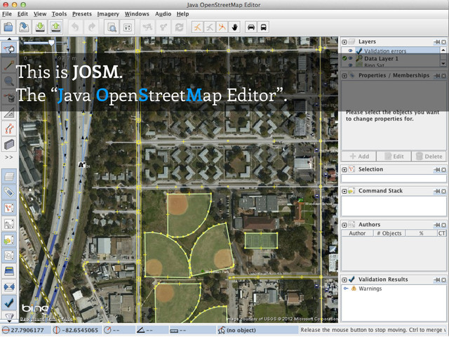This is JOSM.
The “Java OpenStreetMap Editor”.
