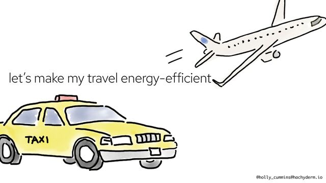#Quarkus @holly_cummins@hachyderm.io
let’s make my travel energy-efficient
