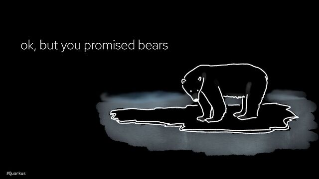 #Quarkus @holly_cummins
ok, but you promised bears
