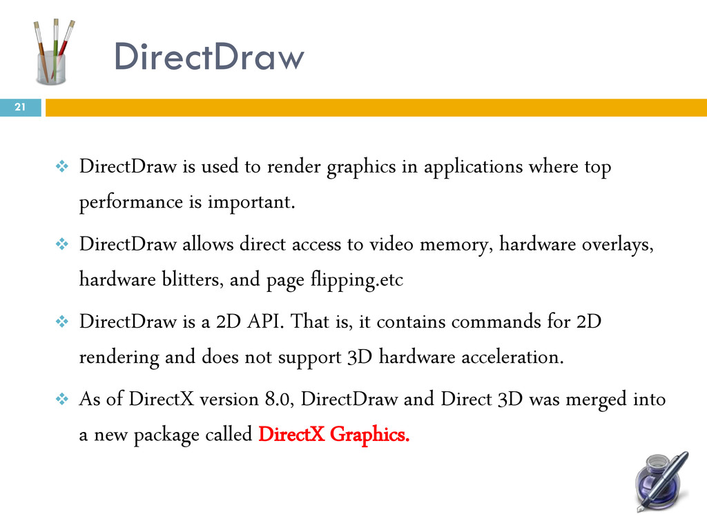 what is directdraw hardware