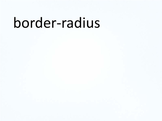 border-radius
