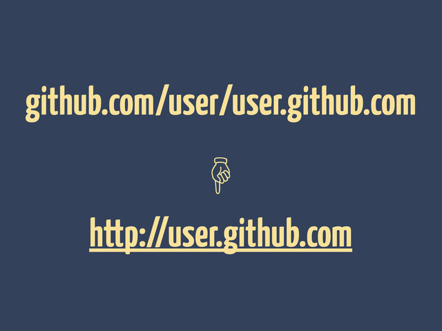 github.com/user/user.github.com
„
http://user.github.com
