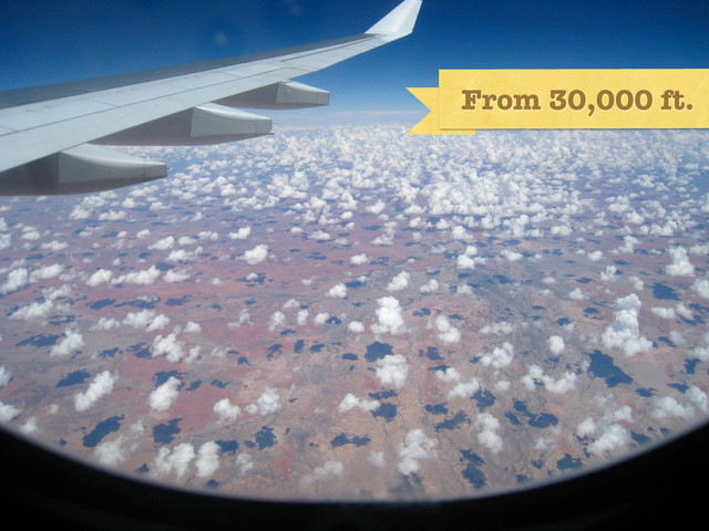 30,000 ft
From 30,000 ft.
