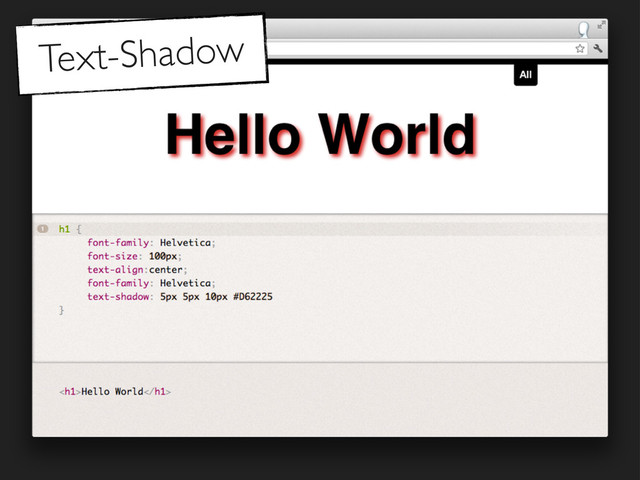 Text-Shadow
