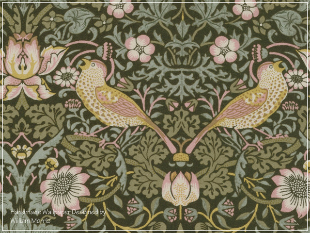 Handmade Wallpaper Designed by
William Morris
