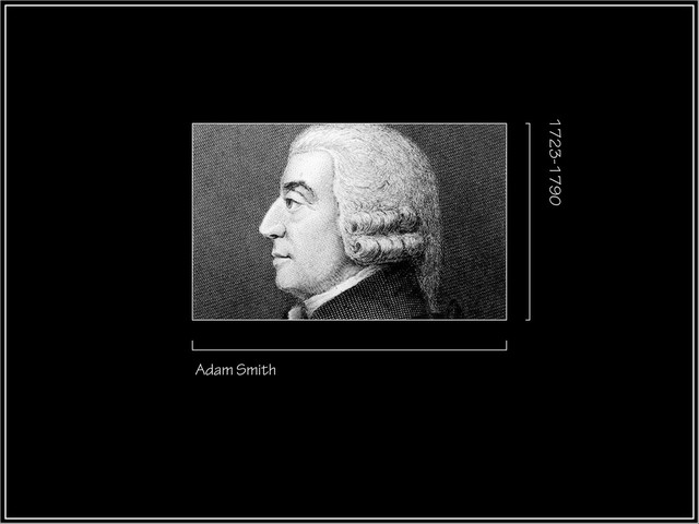 Adam Smith
1723-1790
